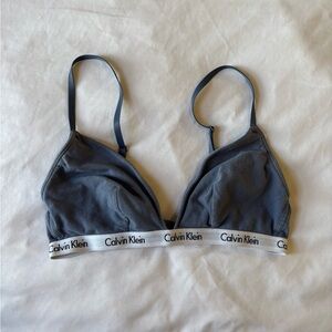 Calvin Klein Charcoal Bralette